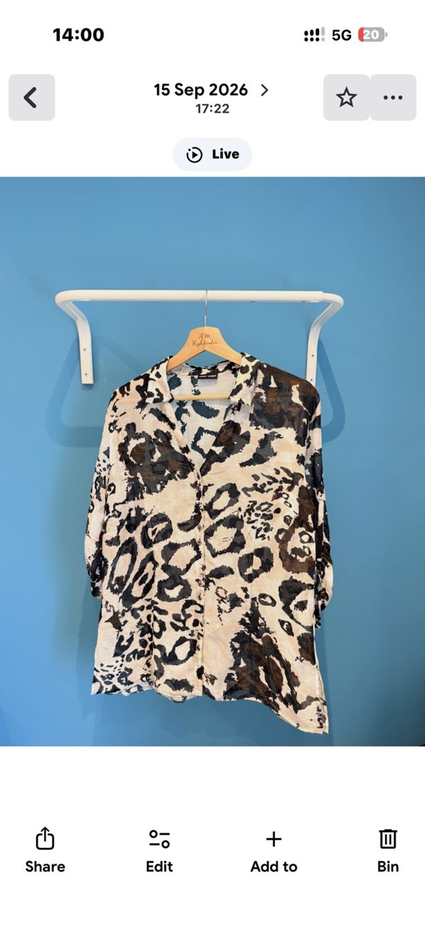 Preloved fashion item